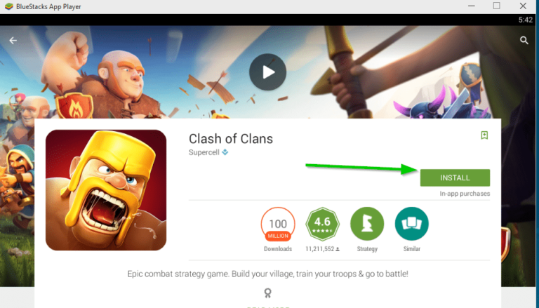 clash of clans download windows